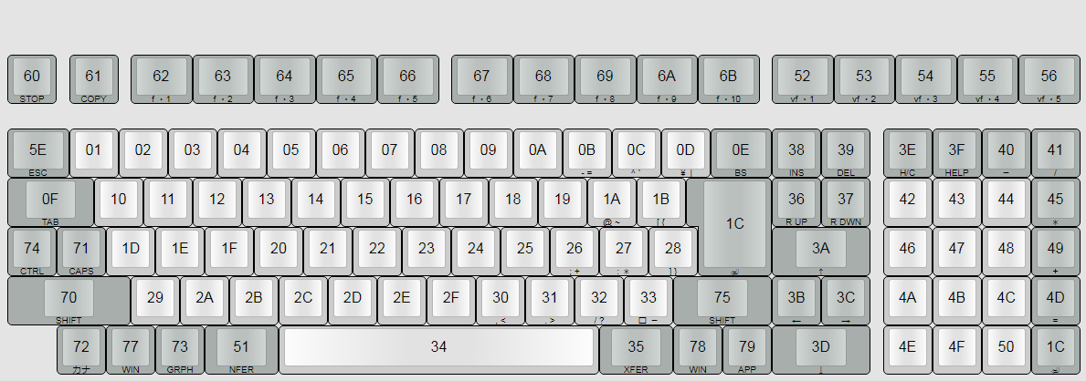 PC-9801キーボードを98配列のUSBキーボードにするアダプタ | 雑記